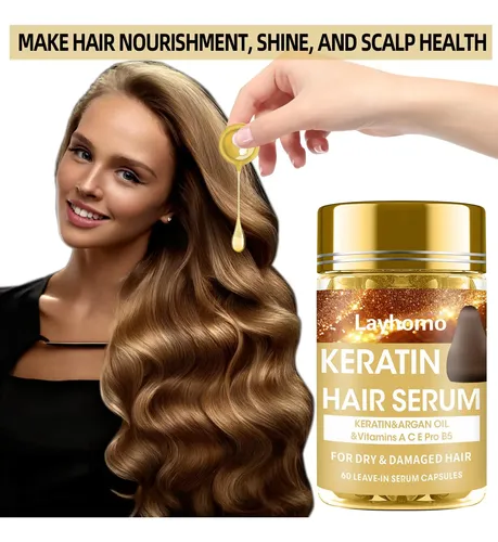 Sérum De Tratamiento Capilar Layhomo Keratin Con Aceite De A
