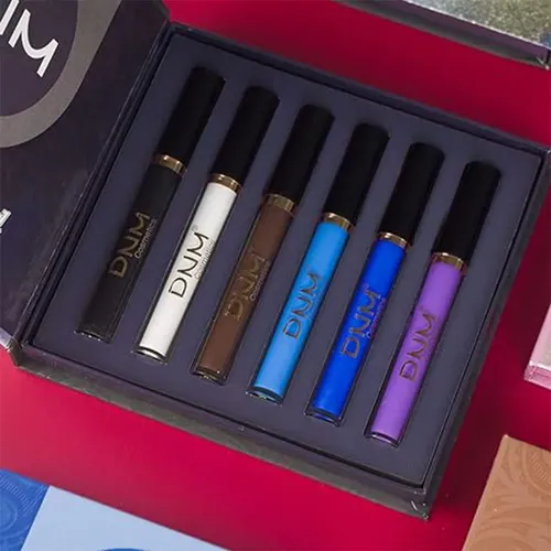 6 Pcs Máscara De Pestañas Resistente Al Agua De 6 Colores
