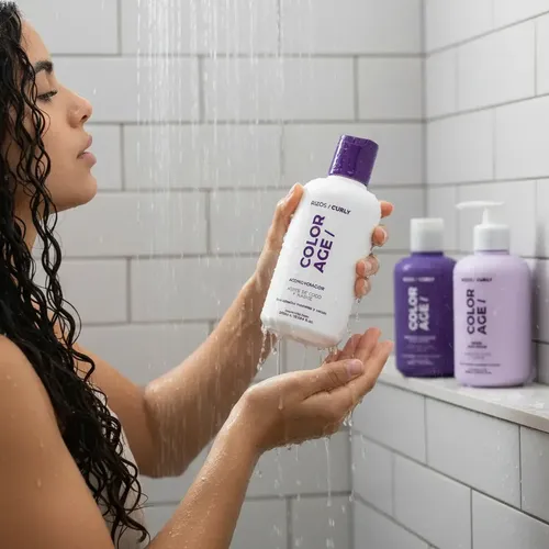Shampoo + Acondicionador + Crema De Peinar Rizos Color Age