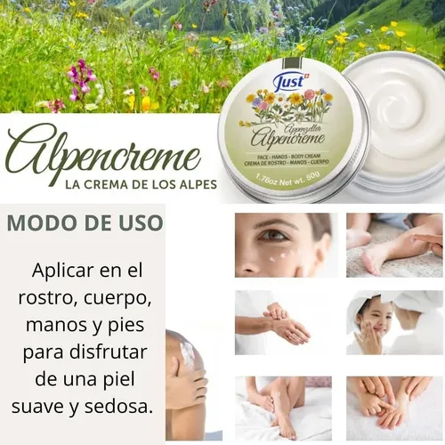 Crema Humectante Swiss Just Edición Especial Alpencreme 50g