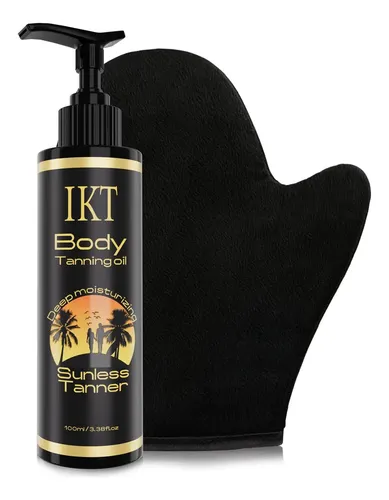 Kit De Aceite Bronceador Autobronceador Funan, Hidratante Pr