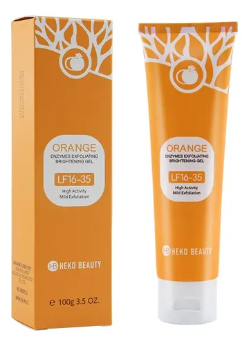 Exfoliating Gel Orange Brightening Facial Cleanser Deep Pore
