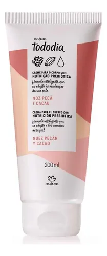 Crema Para El Cuerpo Natura Tododia- Nuez Pecan Y Cacao