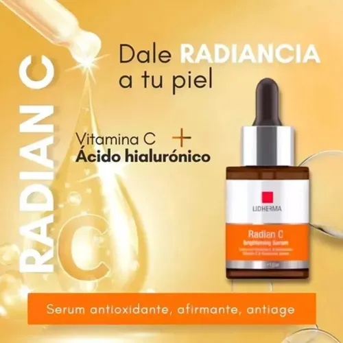 Radian C Brightening Serum Ácido Hialuronico Lidherma
