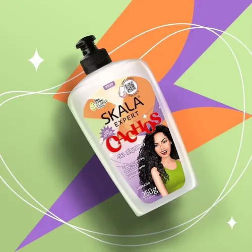 Gel Skala Expert Mais Cachos Gel Líquido 250g