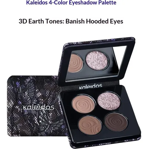 Paleta Glitter Kaleidos 4 Sombras 005 Cyaylm
