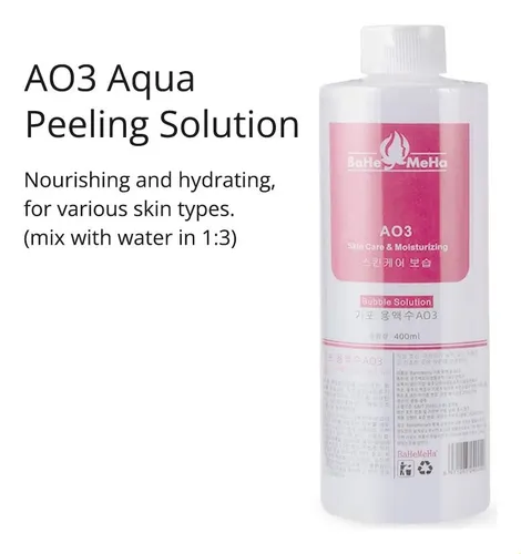 Solución Exfoliante Aqua Peeling 400 Ml Con 3 Dermoabrasión
