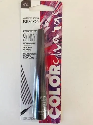 Delineador líquido Revlon Skinny color bronze stroke con acabado metalizado