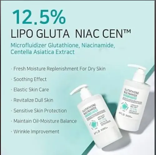 Aplb Crema Loción Corporal Glutation Niacinamida %$#^%$