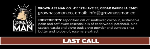 Barras Corporales Grown Ass Man Co., Paquete De 3, Last Call