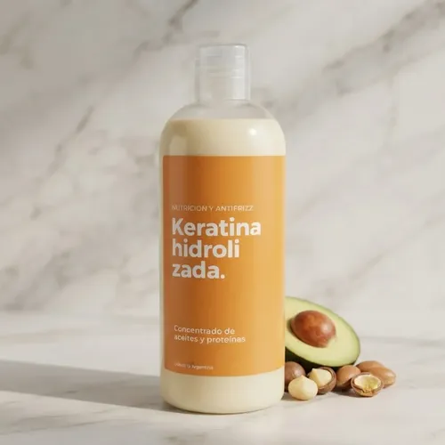 Bl Cosmetics Keratina Hidrolizada X 500 Ml Hidrat Y Nutric