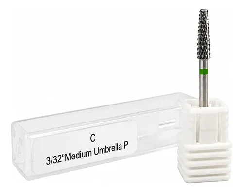 Fresa Carbide Medium Umbrella P 3/32 Manicura/pedicura