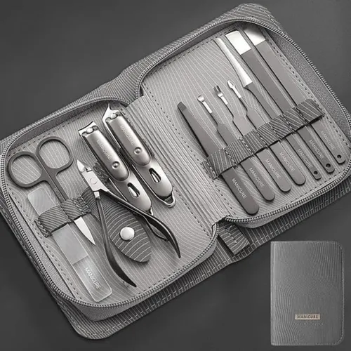 Set Manicura Genki 12 Piezas Profesional Uñas Alta Calidad