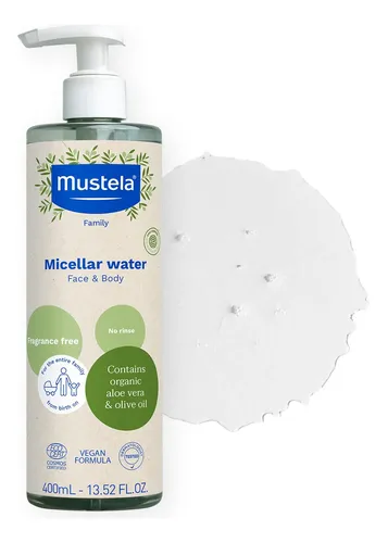 Agua Limpiadora Micelar Mustela Para Bebé, 13.5 Oz