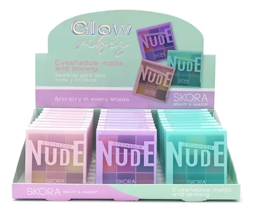 Sombras Para Ojos Eyeshadow Nude Estuche Verde Agua 3 39550