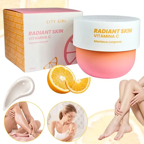 Manteca Corporal Hidratante De Vitamina C 250ml City Girl