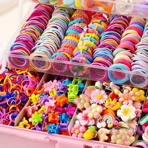 Set De Accesorios Para El Cabello Sweet Style De 618 Piezas