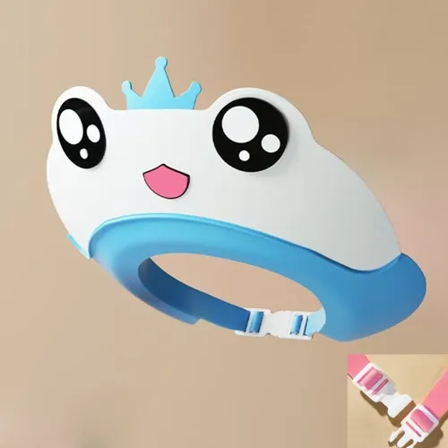 Gorro Vicera De Baño Ducha Bebés Niños Ranita Corona