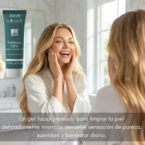 Gel Limpieza Thermal New Idraet Exceso Sebo Hidratante 75ml