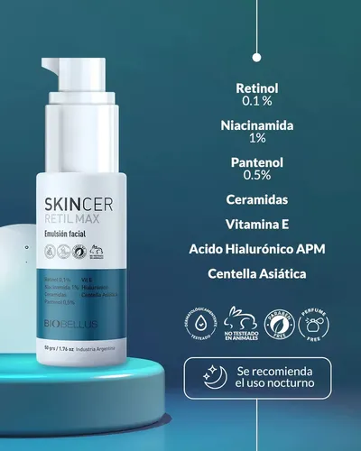 Skincare Gel +retilmax Retinol+skincare+ Protector Biobellus
