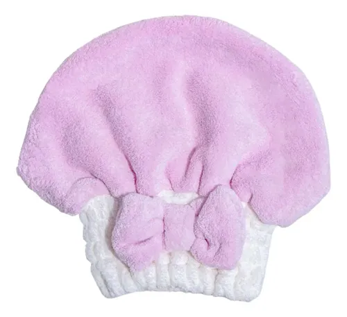 Turbante De Microfibra Para Cabello Seco, Lazo, Absorción