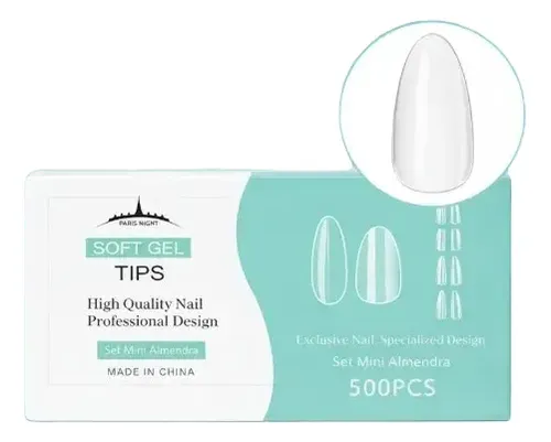 Tips Para Soft Gel Y Press On Mini Paris Night X500 Original