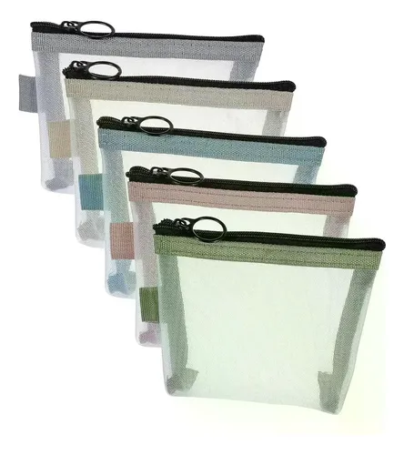 Bolsa De Cosméticos De Malla H 5x Mini Pouch R