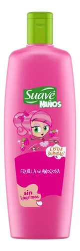 Shampoo Suave Niños Frutilla Glomorosa en botella de 350mL por 1 unidad