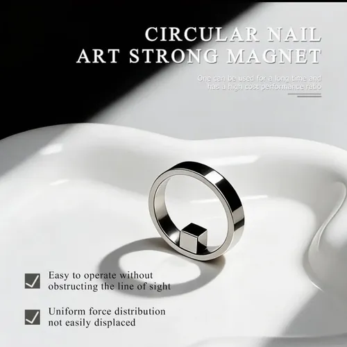 1, Nuevo Estilo Nail Art Evil Cult Hollow Cat-eye Magnet,
