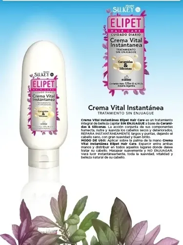 Silkey Crema Vital Instantanea Tratamiento Sin Enjuague