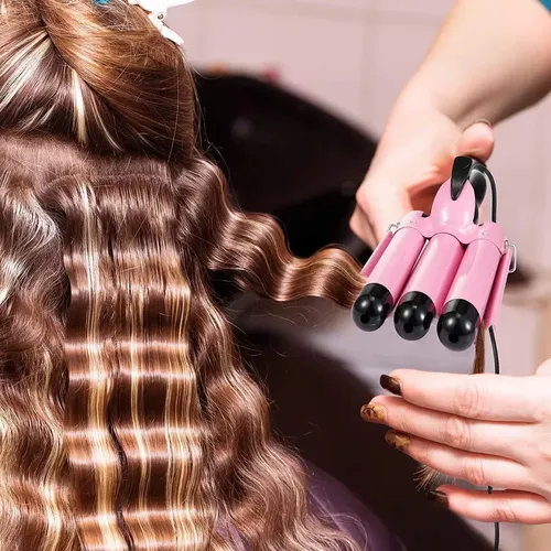Buclera Profesional De Pelo Ceramica Ondas Rulera Cabello
