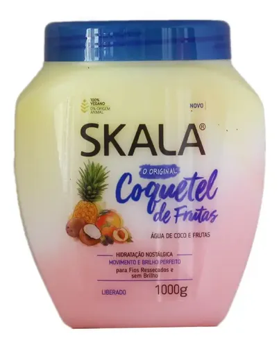 Máscara Capilar Skala Coquetel de Frutas para Hidratación Profunda 1 kg