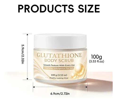 Scrub Corporal Glutatión Exfoliante Suave Y Piel Radiante