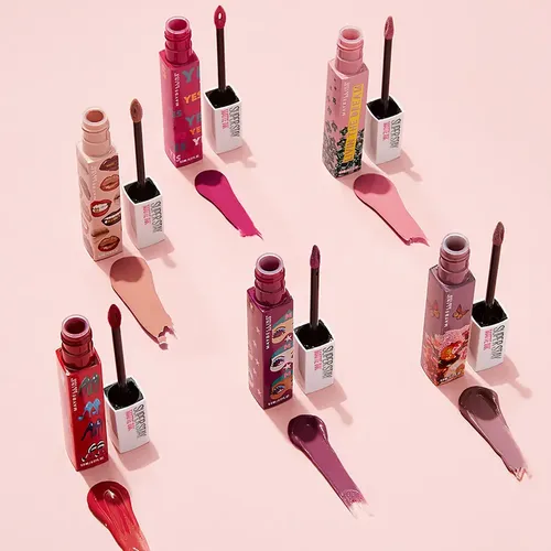 Labial Líquido Maybelline Matte Ink By Ashley Longshore Color 95 – Visionary