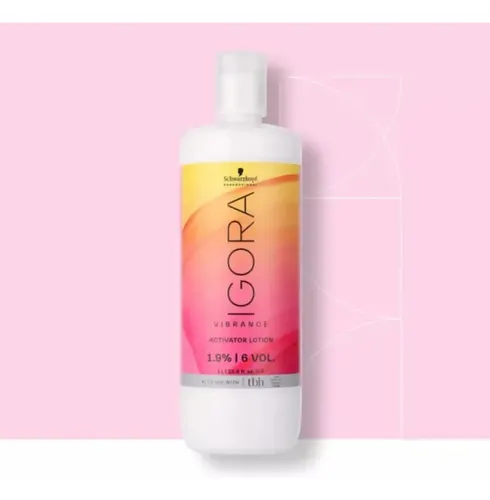 Oxidante Locion Activadora Igora Vibrance Schwarzkopf 1lt Tono 6 VOL 1.9