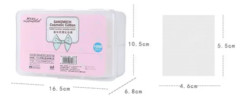 Removedores De Maquillaje Reutilizables Generic, Blanco