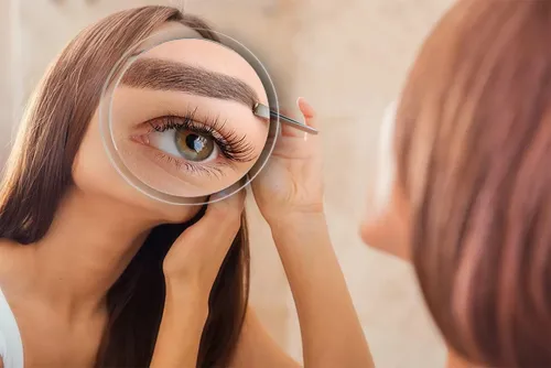 Espejo De Maquillaje Mavoro 15cm Aumento 7x Con Ventosas
