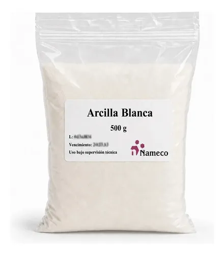 Arcilla Blanca (caolin) – 500 Gr – Uso Cosmetico