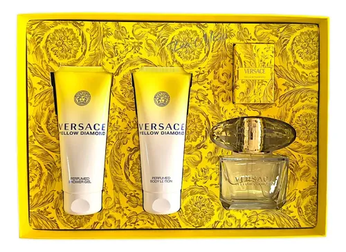 Set Perfume Mujer Versace Yellow Diamond Edt 90ml