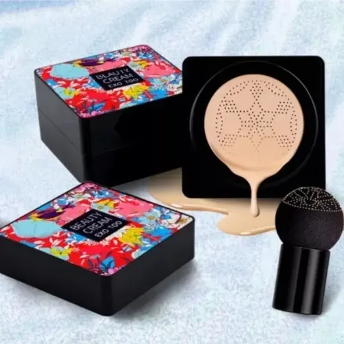 5 Unidades Bb Beauty Cream Base Crema Impermeable+esponja+má