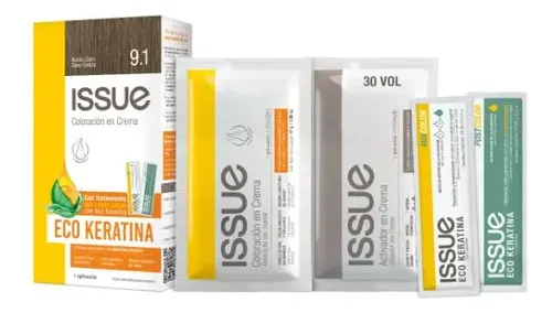 Issue Kit Tintura En Crema Keratin Color Tono 5.13 Castaño claro chocolate
