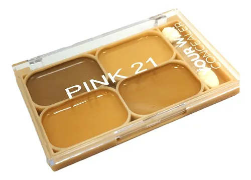 Set 3 Paleta Maquillaje Corrector Concealer Your Way Pink 21