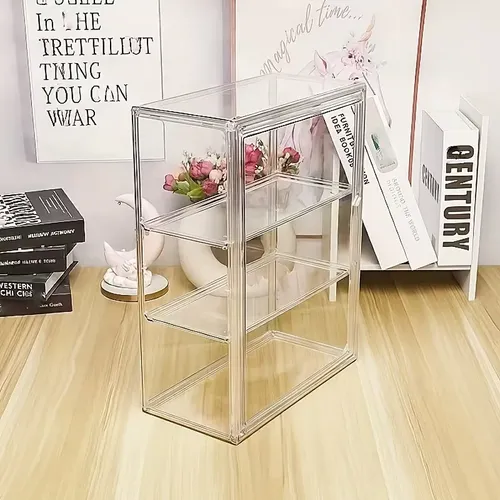 Caja De Presentación De Almacenamiento Transparente A .