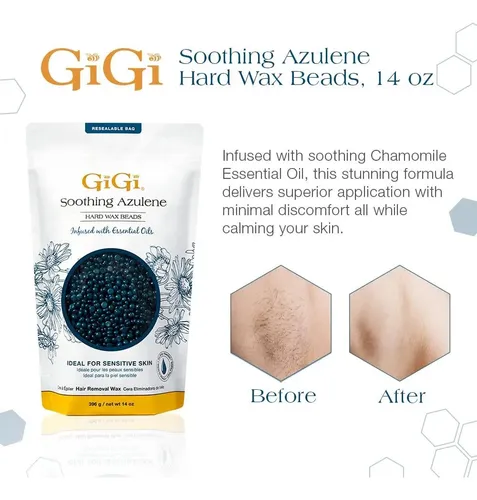 Cera Dura Suavizante Azuleno Gigi 14 Oz