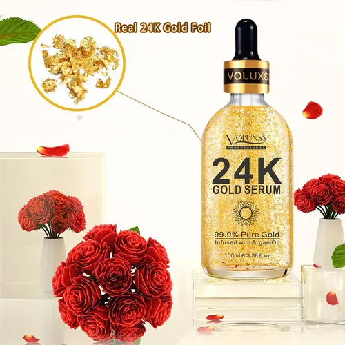 Serum Voluxss De Oro De 24 Quilates Para Rostro Con Vitamina