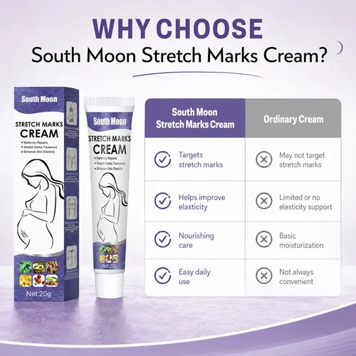 Crema Reparadora Para Eliminar Estrías South Moon, 20 G