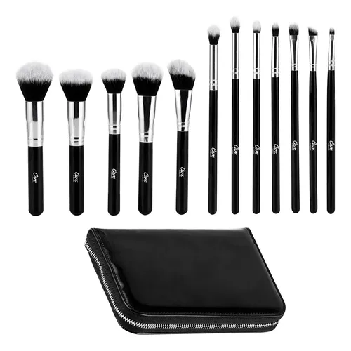 Set 12 Brochas Maquillaje Cosmética Gadnic Suaves Ojo Rostro