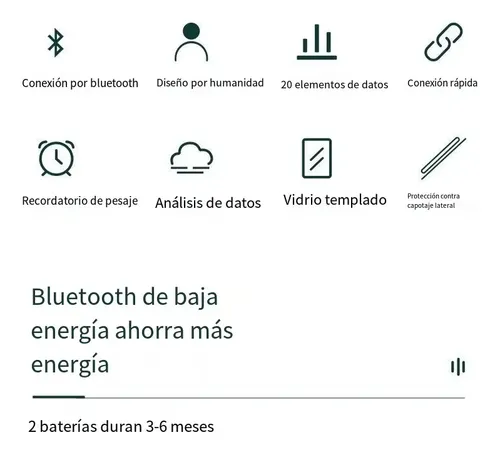 Báscula Digital For Medir La Grasa Corporal