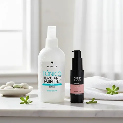 Tónico Facial Hidratante +serum Niacinamida Biobellus Facial