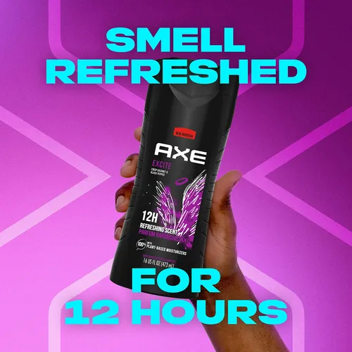 Jabón Corporal Axe Excite, Coco Y Pimienta Negra, Paquete De